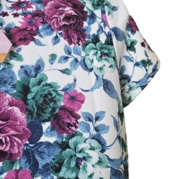 Pinkblush Maternity dress Floral Print Short Sleeve Size Small Round Neck New - Picture 5 of 8